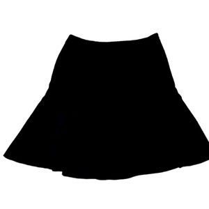NWOT Talbots 4P Dark Black Dress Skirt flared skirt Date night flirty Sale